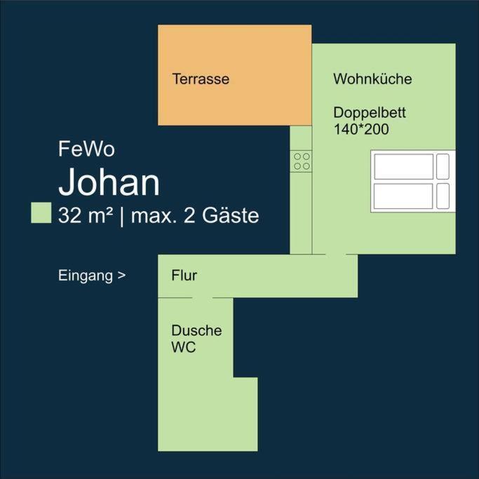 FeWo Johan - ideal für 1-2 Personen, eigene Terrasse Hamm  Exterior foto